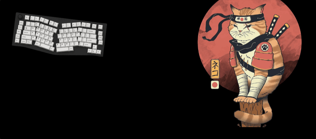 Hightail - Ninja Cat Mouse Pads