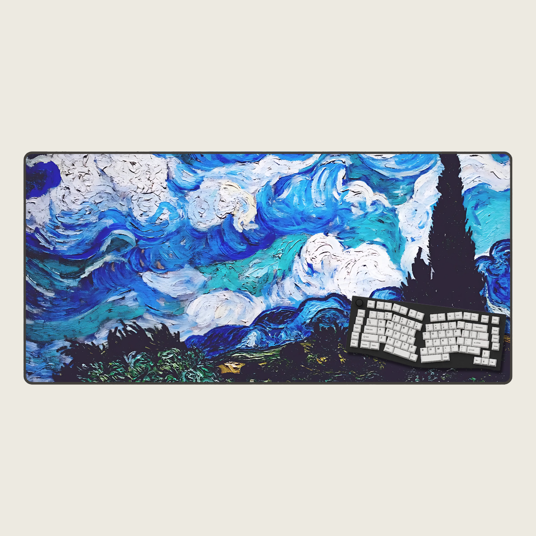 'Gogh Crazy Large Mouse Pads