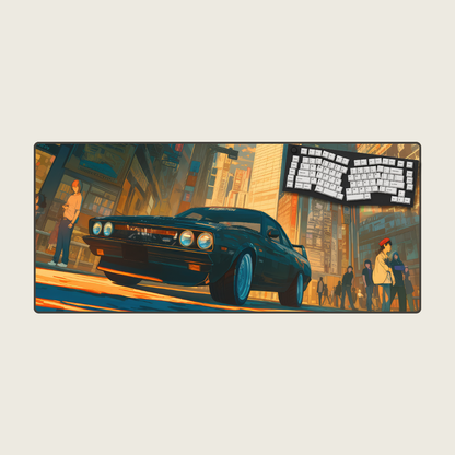 Dodge or Be Dodged - Car Mouse Pads