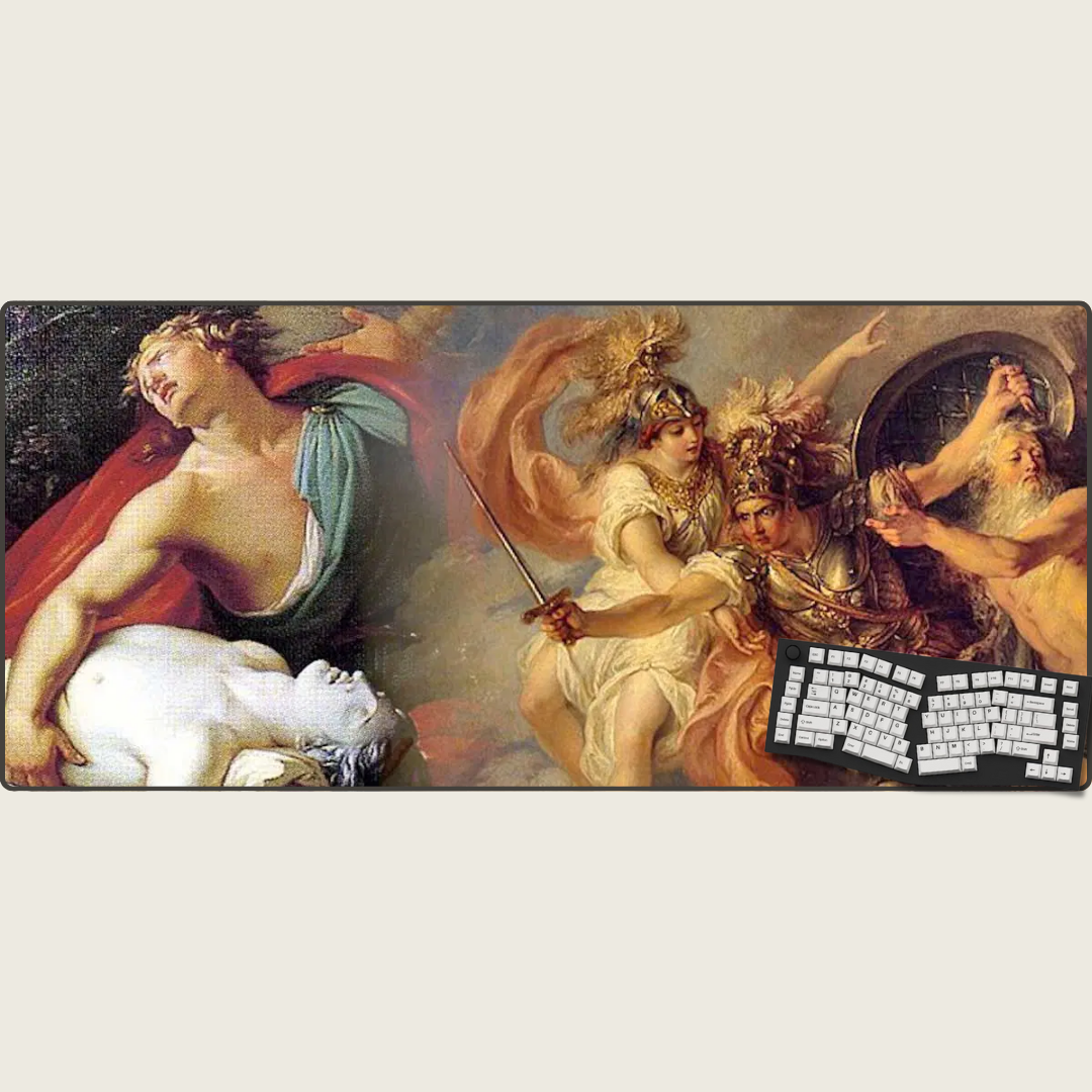 Achilles and Patroclus - Gods & Gladiators Mouse Pads