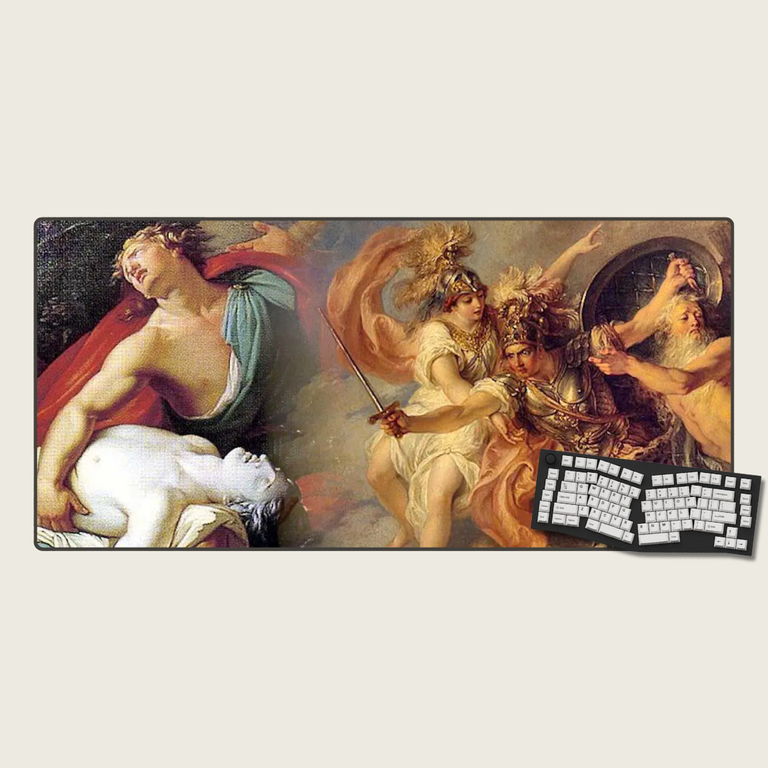 Achilles and Patroclus - Gods & Gladiators Mouse Pads