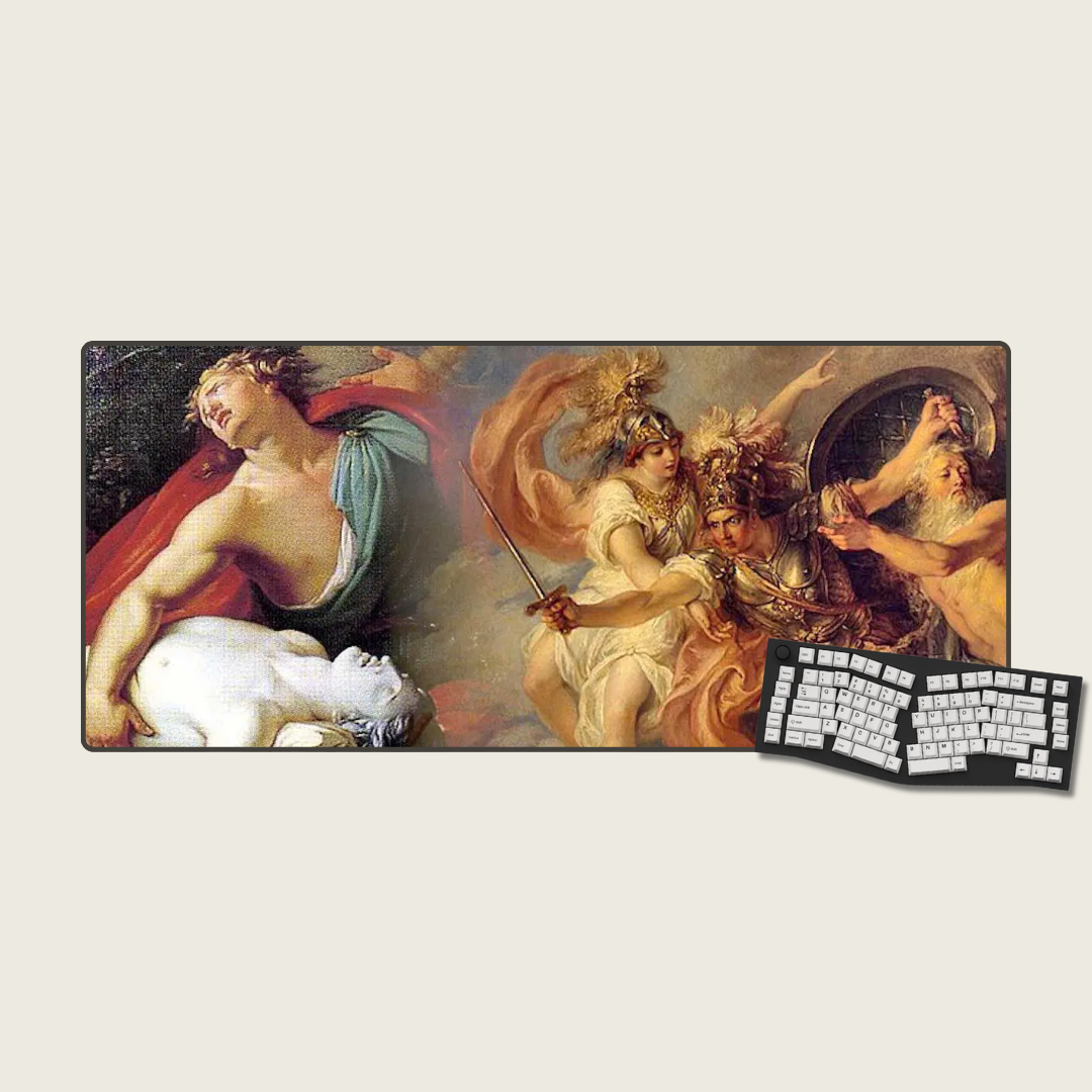 Achilles and Patroclus - Gods & Gladiators Mouse Pads