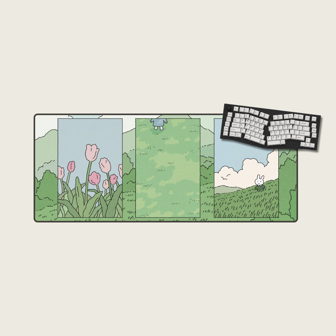 Morning Mosaic - Dream Landscape Mouse Pads