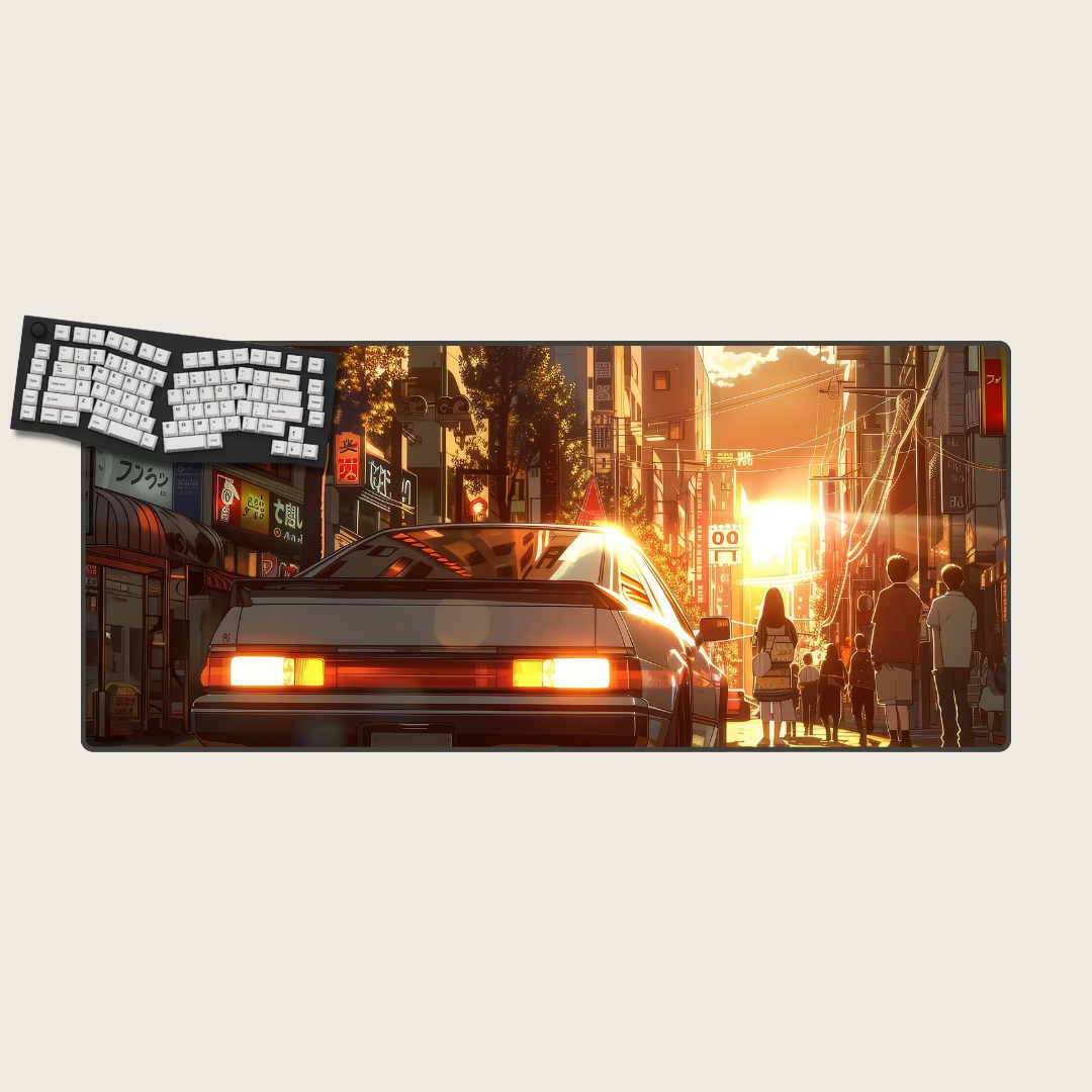 AE86: Rising Sun - Car Mouse Pads