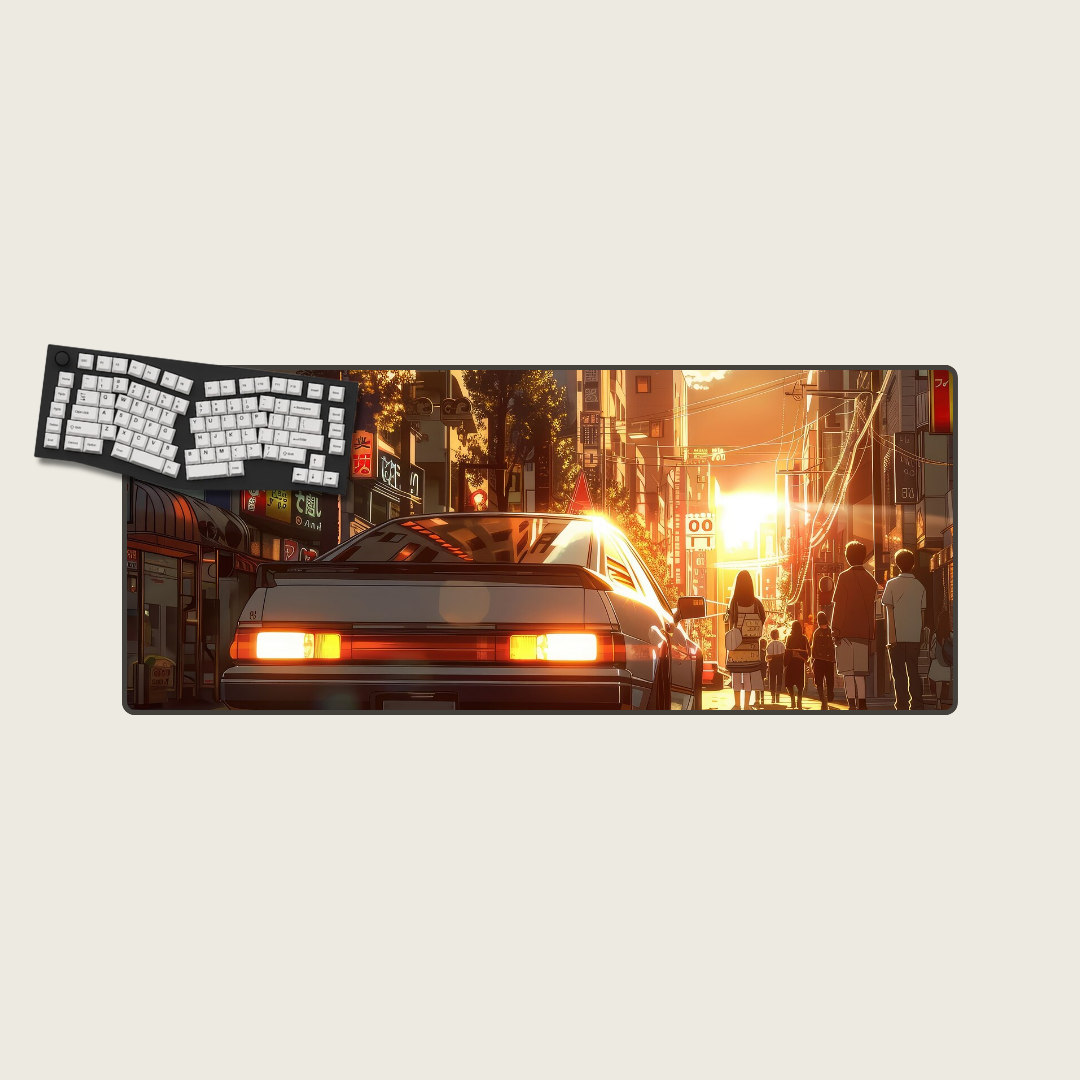 AE86: Rising Sun - Car Mouse Pads