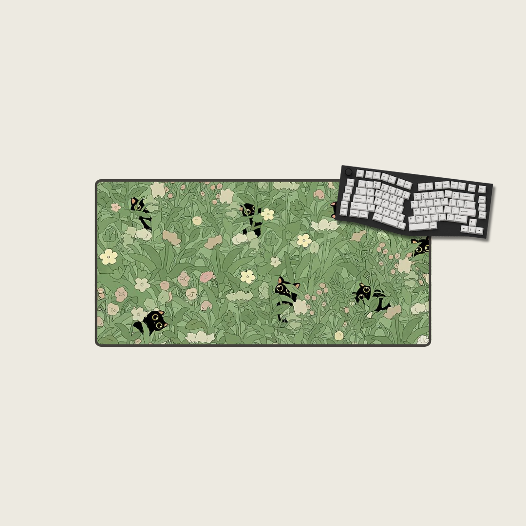 Green Planet Large Mouse Pads