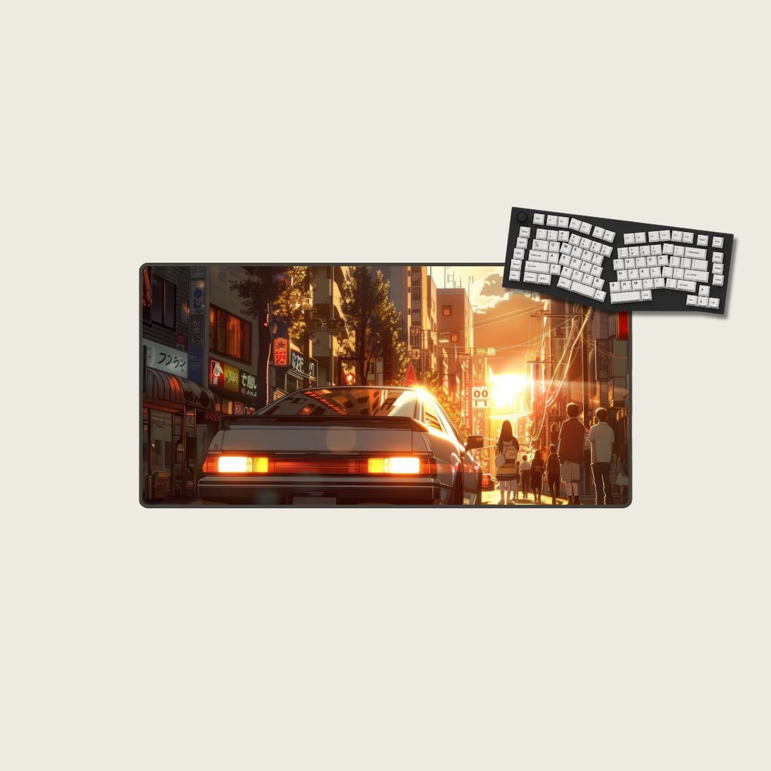 AE86: Rising Sun - Car Mouse Pads