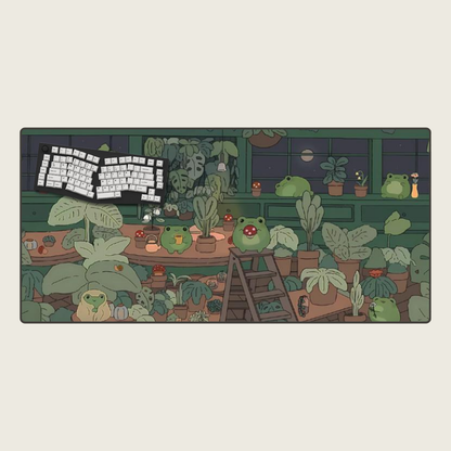 Leapin' Leaves - Dream Landscape Mouse Pads