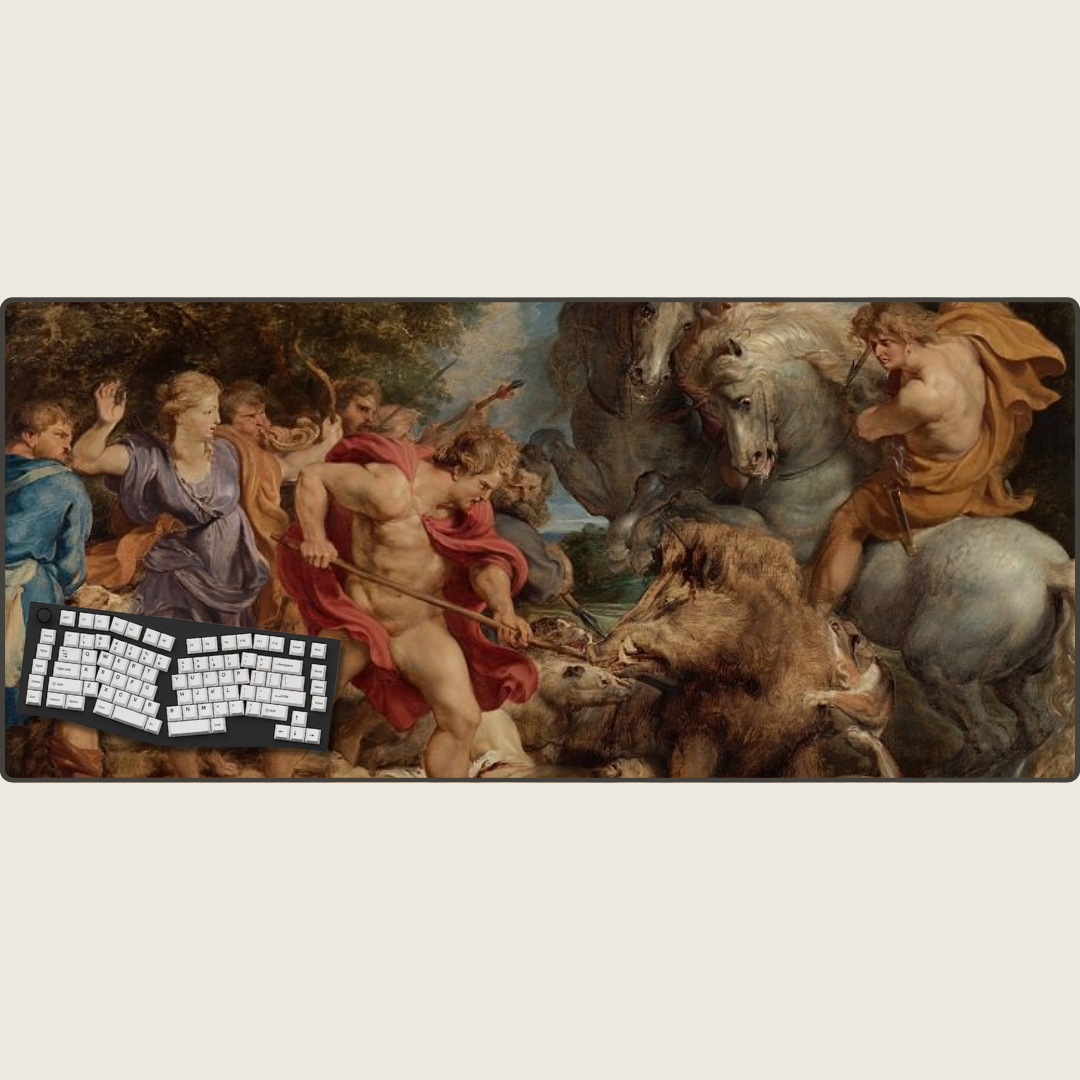 The Calydonian Boar Hunt - Gods & Gladiators Mouse Pads