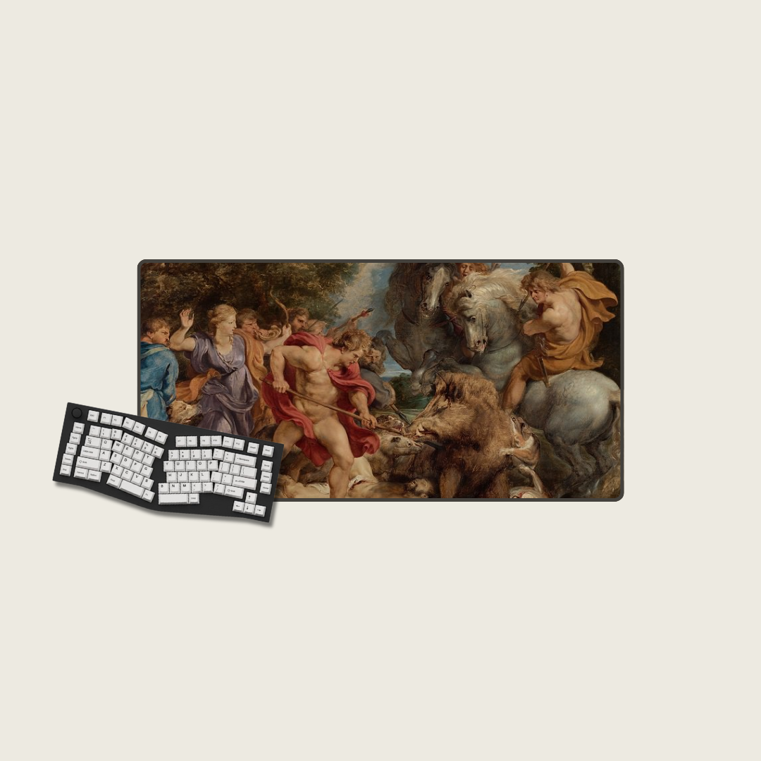 The Calydonian Boar Hunt - Gods & Gladiators Mouse Pads