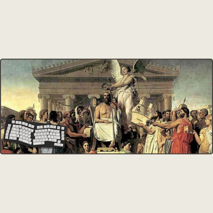 Apotheosis of Homer - Gods & Gladiators Mouse Pads