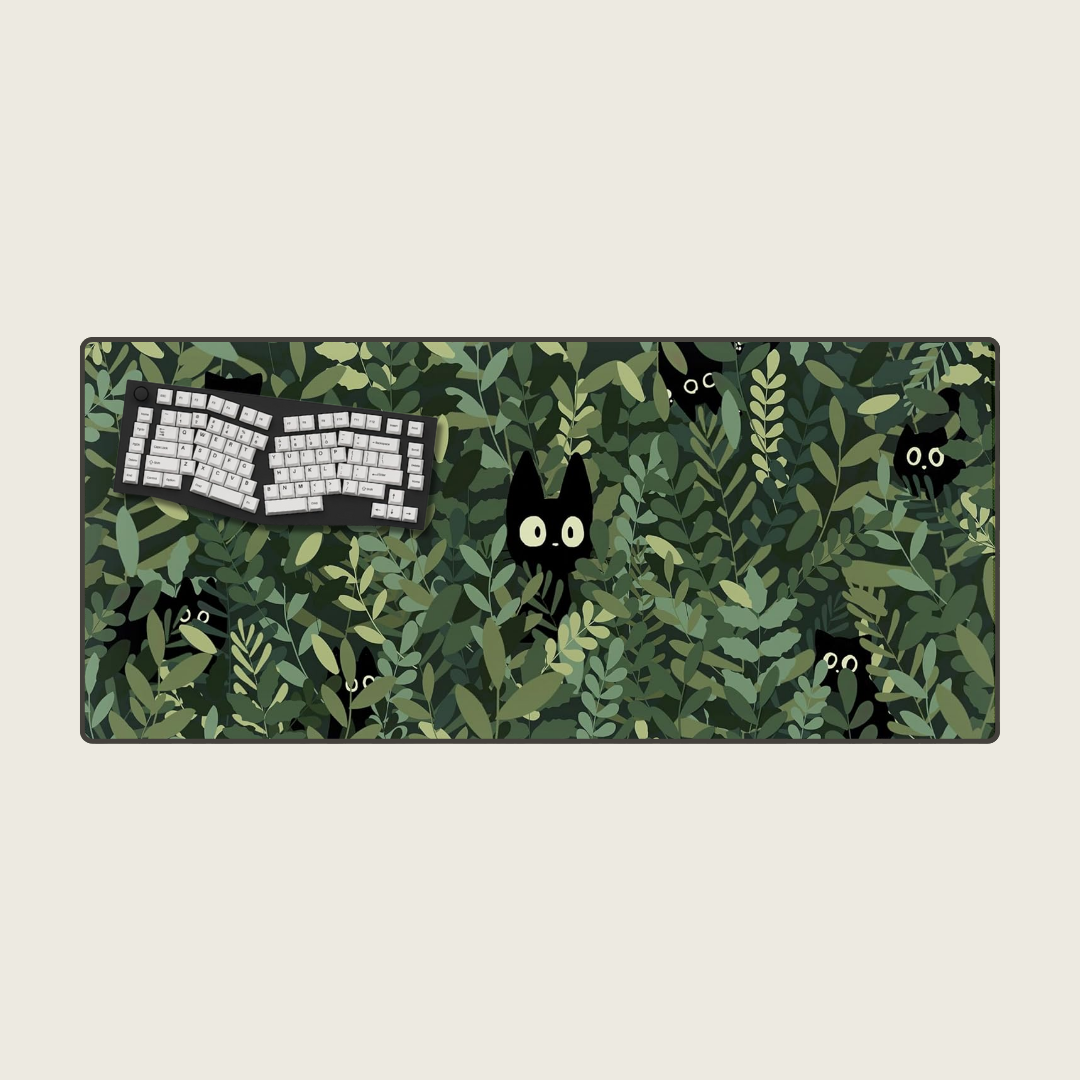 Green Planet Large Mouse Pads