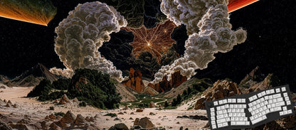 Ashes Of Ares Cosmic Surrealism Mouse Pads