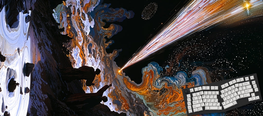 Astral Travellers Cosmic Surrealism Mouse Pads