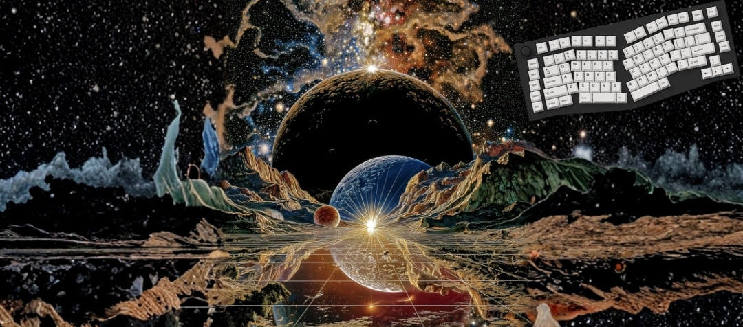 Back To Where It Began Cosmic Surrealism Mouse Pads