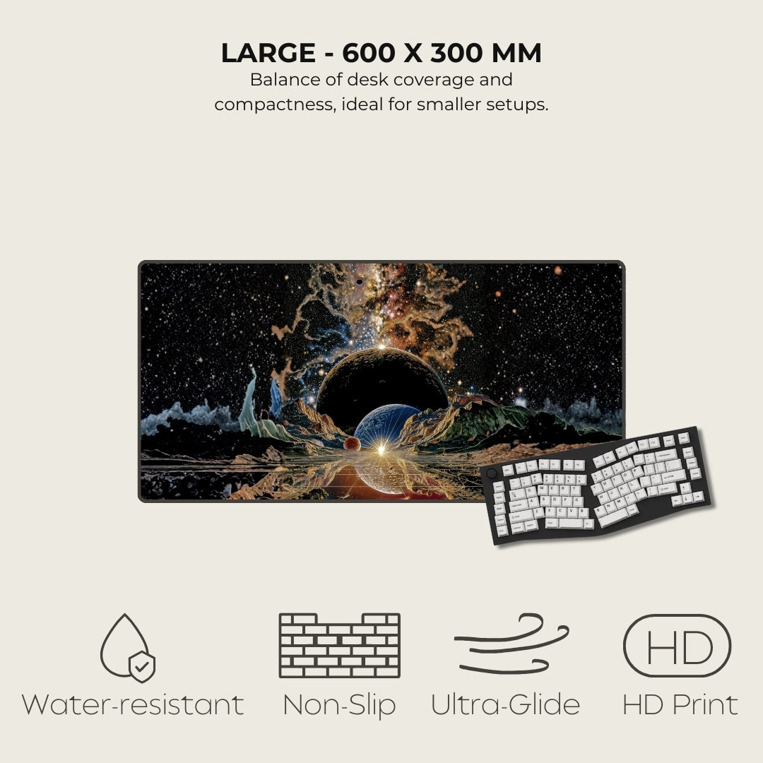 Back To Where It Began Cosmic Surrealism Mouse Pads L