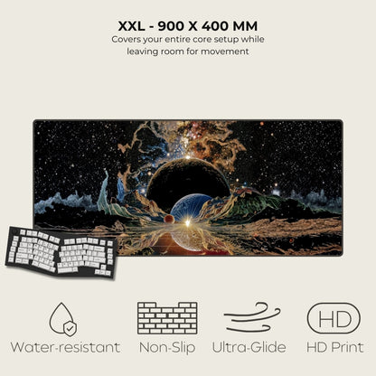 Back To Where It Began Cosmic Surrealism Mouse Pads XXL
