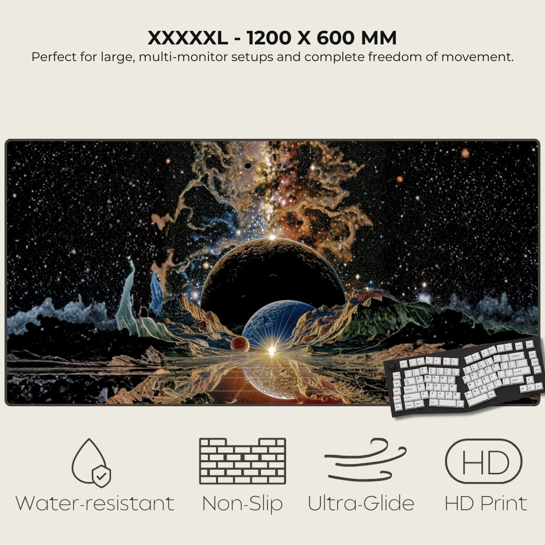 Back To Where It Began Cosmic Surrealism Mouse Pads XXXXXL