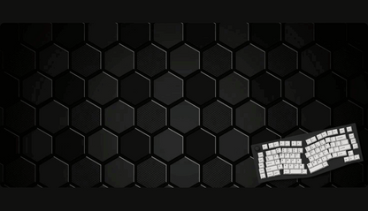 Carbon Fibre Hexagonal Mouse Pad