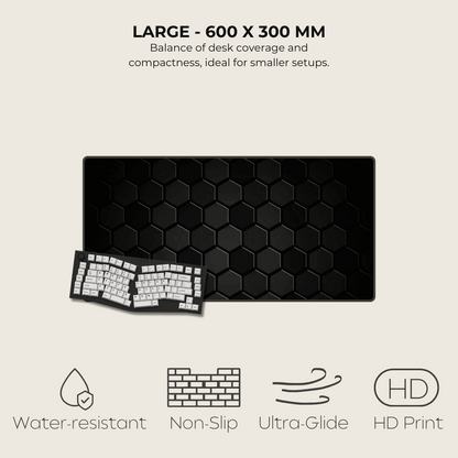 Carbon Fibre Hexagonal Mouse Pad