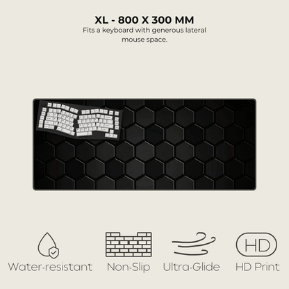 Carbon Fibre Hexagonal Mouse Pad
