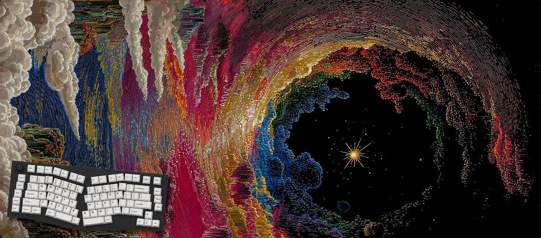 Celestial Déjà Vu Cosmic Surrealism Mouse Pads