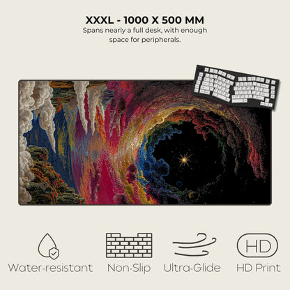 Celestial Déjà Vu Cosmic Surrealism Mouse Pads XXXL