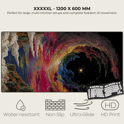 Celestial Déjà Vu Cosmic Surrealism Mouse Pads XXXXXL