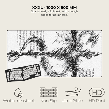 Cybersigilism Mousepads White XXXL 3