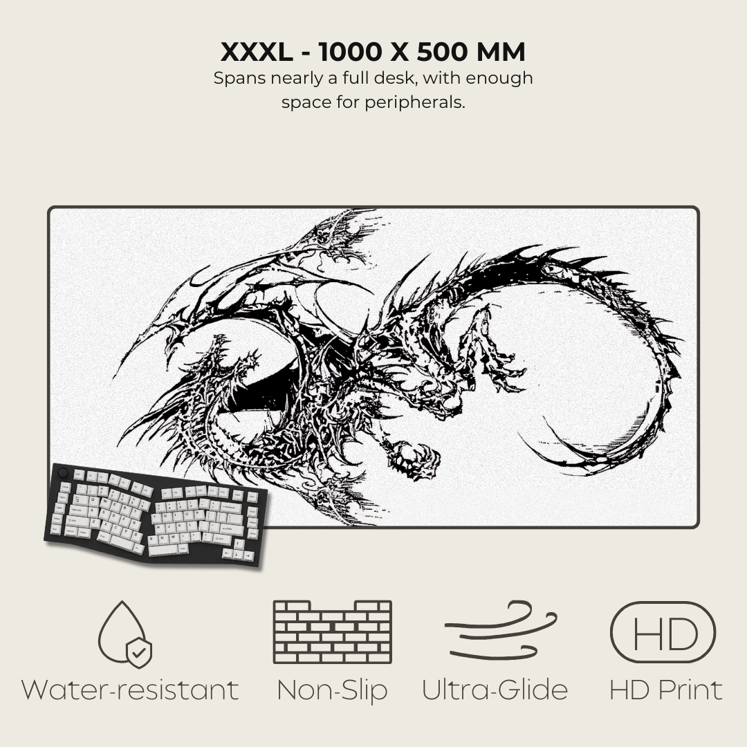 Cybersigilism Mousepads White XXXL 4