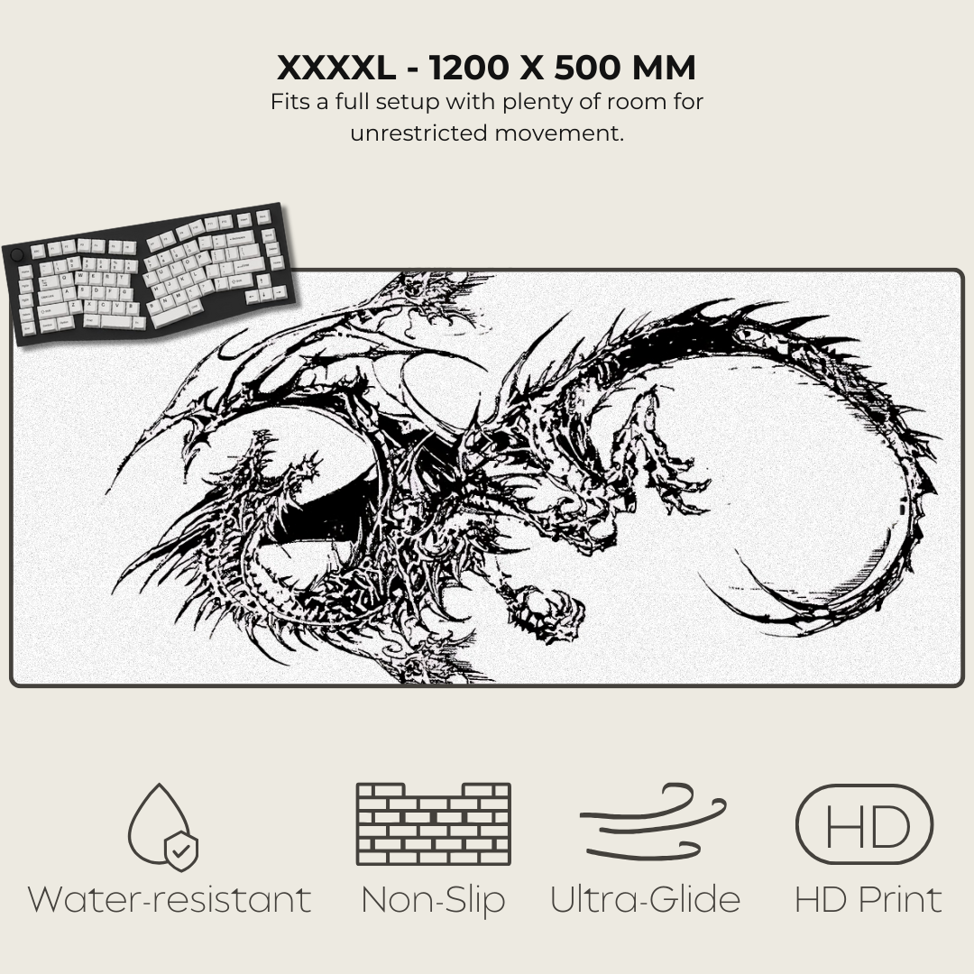 Cybersigilism Mousepads White XXXXL 4
