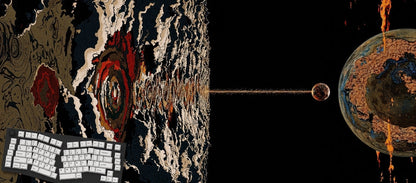 Impact Vector Cosmic Surrealism Mouse Pads