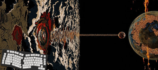 Impact Vector Cosmic Surrealism Mouse Pads