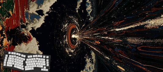 Into The Singularity Cosmic Surrealism Mouse Pads