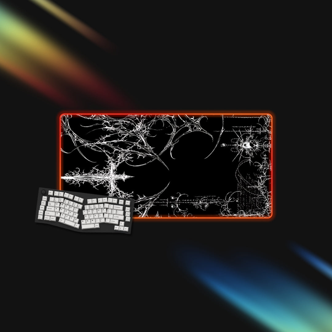 large barbed dominion rgb mousepad