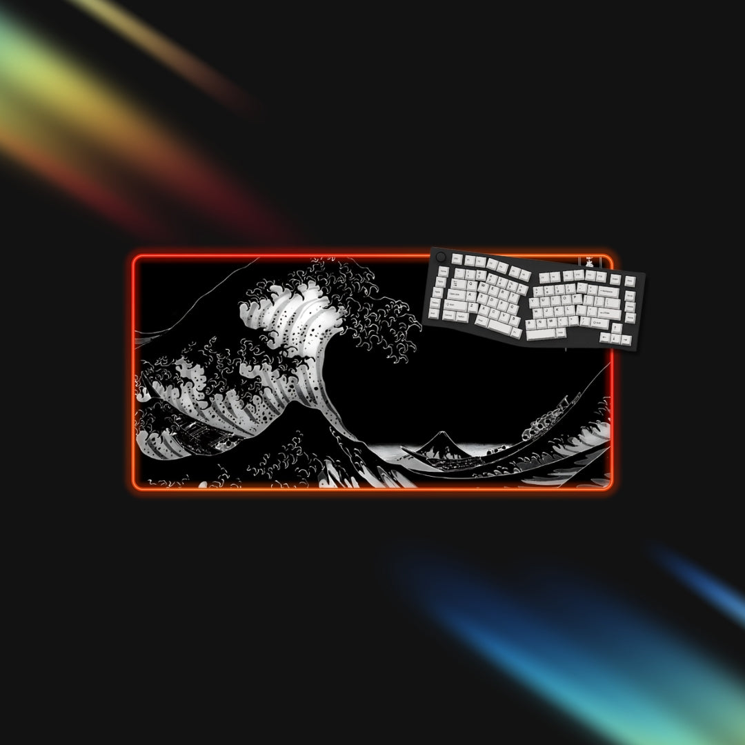 large ghost break rgb mousepad