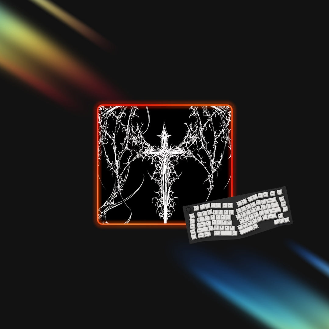 Medium barbed dominion rgb mousepad