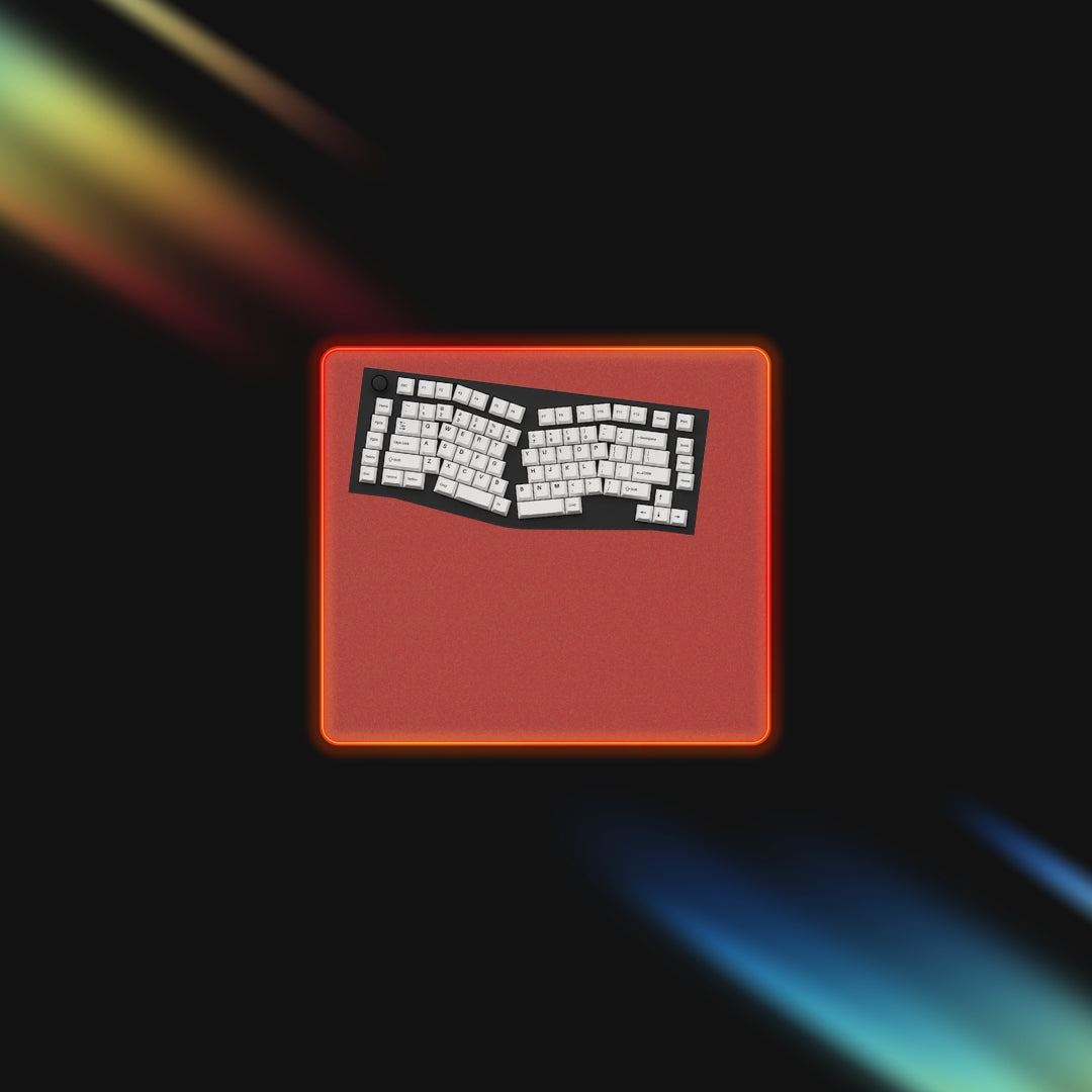 Medium red rgb mousepad