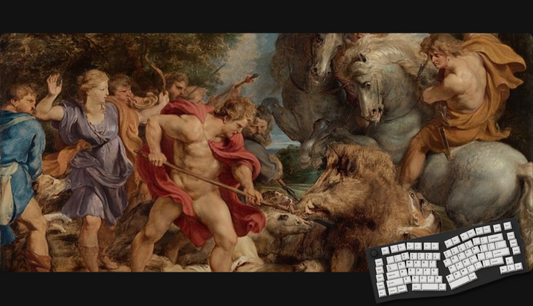 The Calydonian Boar Hunt - Gods & Gladiators Mouse Pads