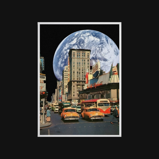 Planet Downtown Aesthetic Poster Cover