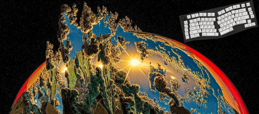 The Familiar Horizon Cosmic Surrealism Mouse Pads