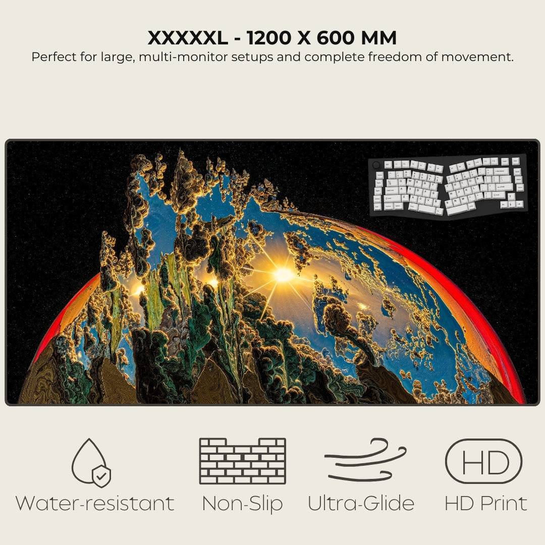 The Familiar Horizon Cosmic Surrealism Mousepads XXXXXL