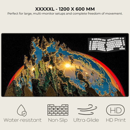 The Familiar Horizon Cosmic Surrealism Mousepads XXXXXL