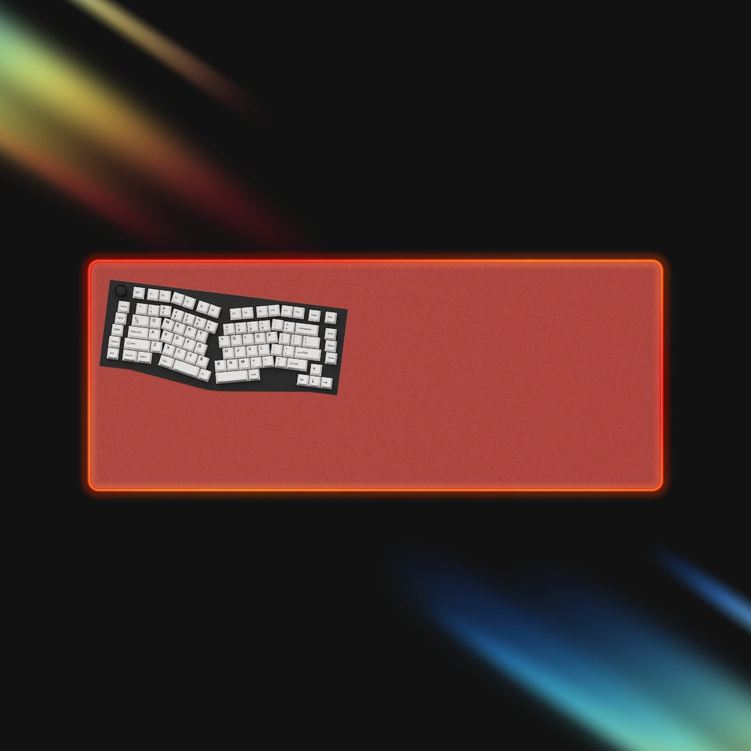 xl red rgb mousepad