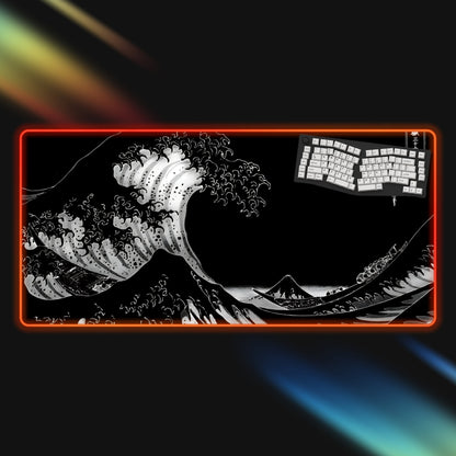 xxxl ghost break rgb mousepad