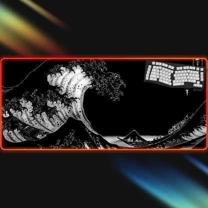 xxxxl ghost break rbg mousepad