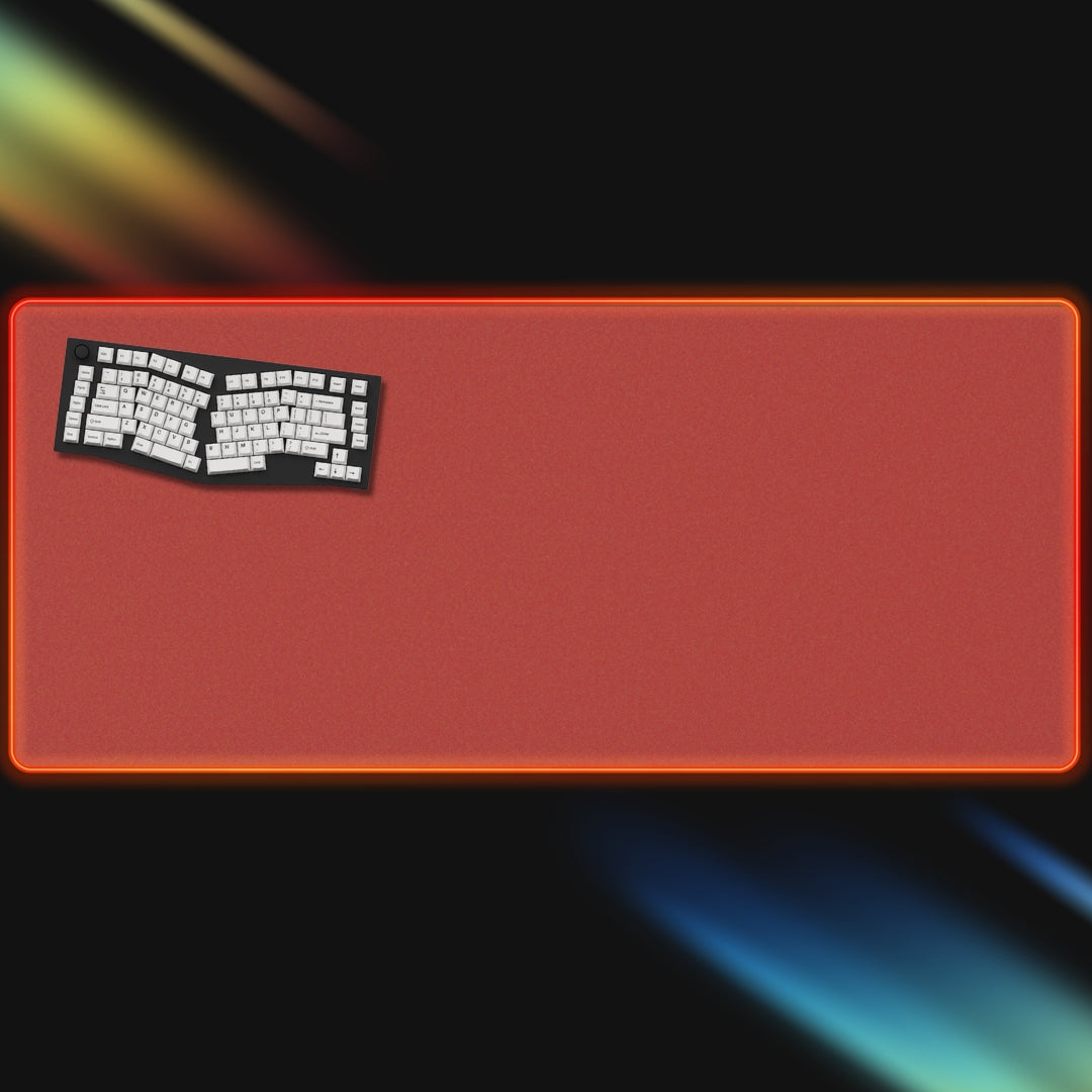 xxxxl red rgb mousepad